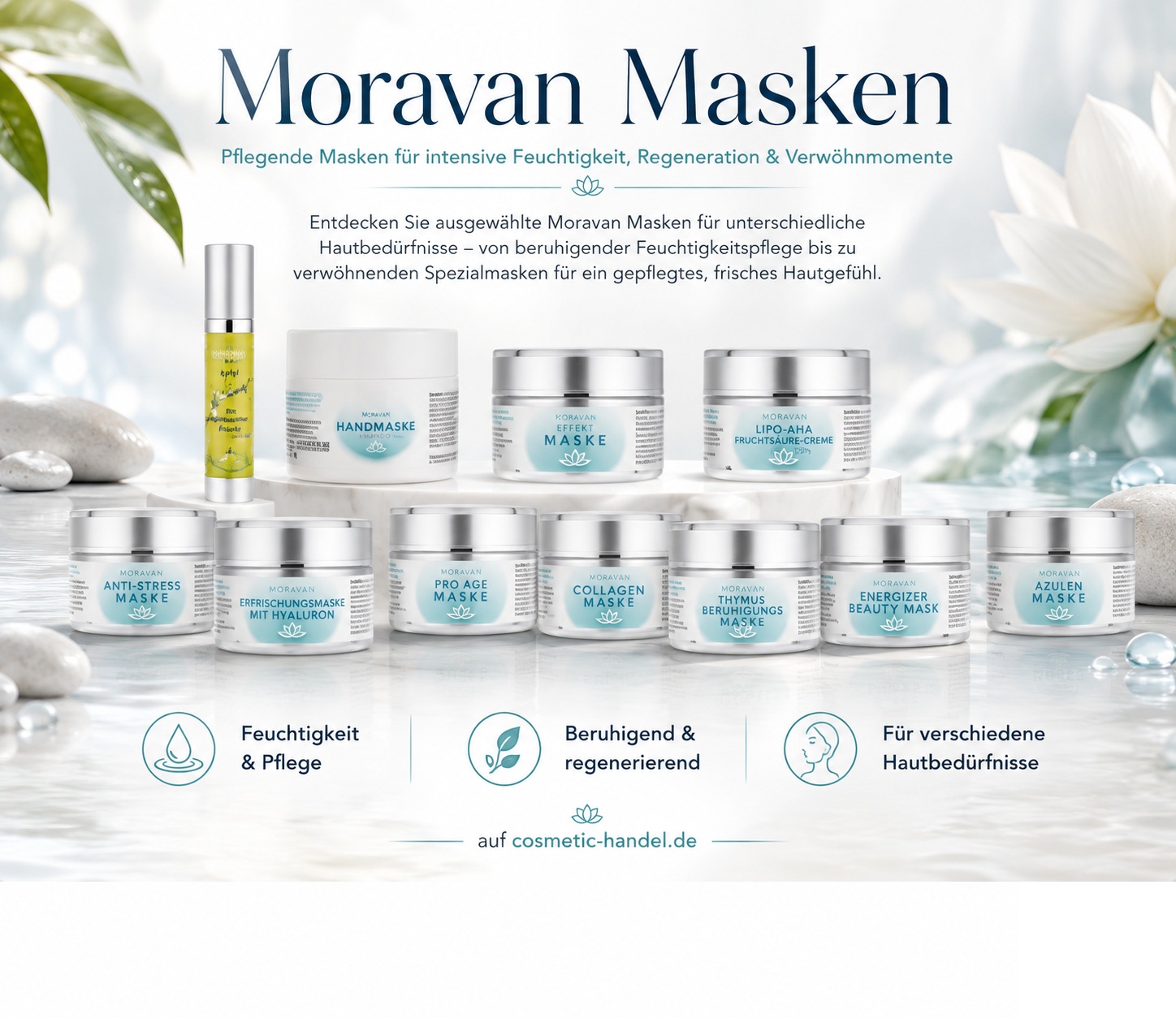 Moravan Masken – intensive Pflege f�r unterschiedliche Hautbed�rfnisse
