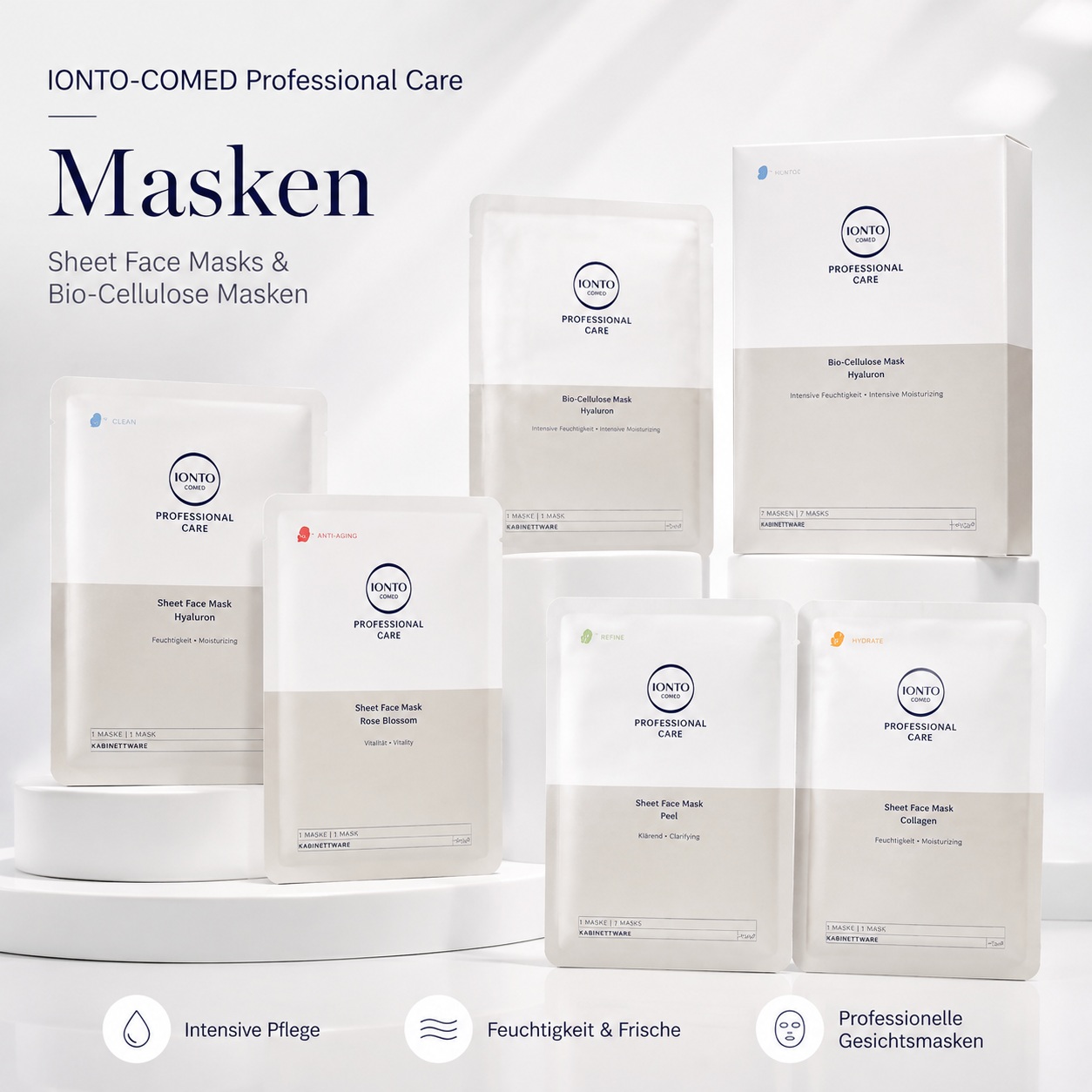 IONTO-COMED Gesichtsmasken – intensive Pflege f�r jedes Hautbed�rfnis