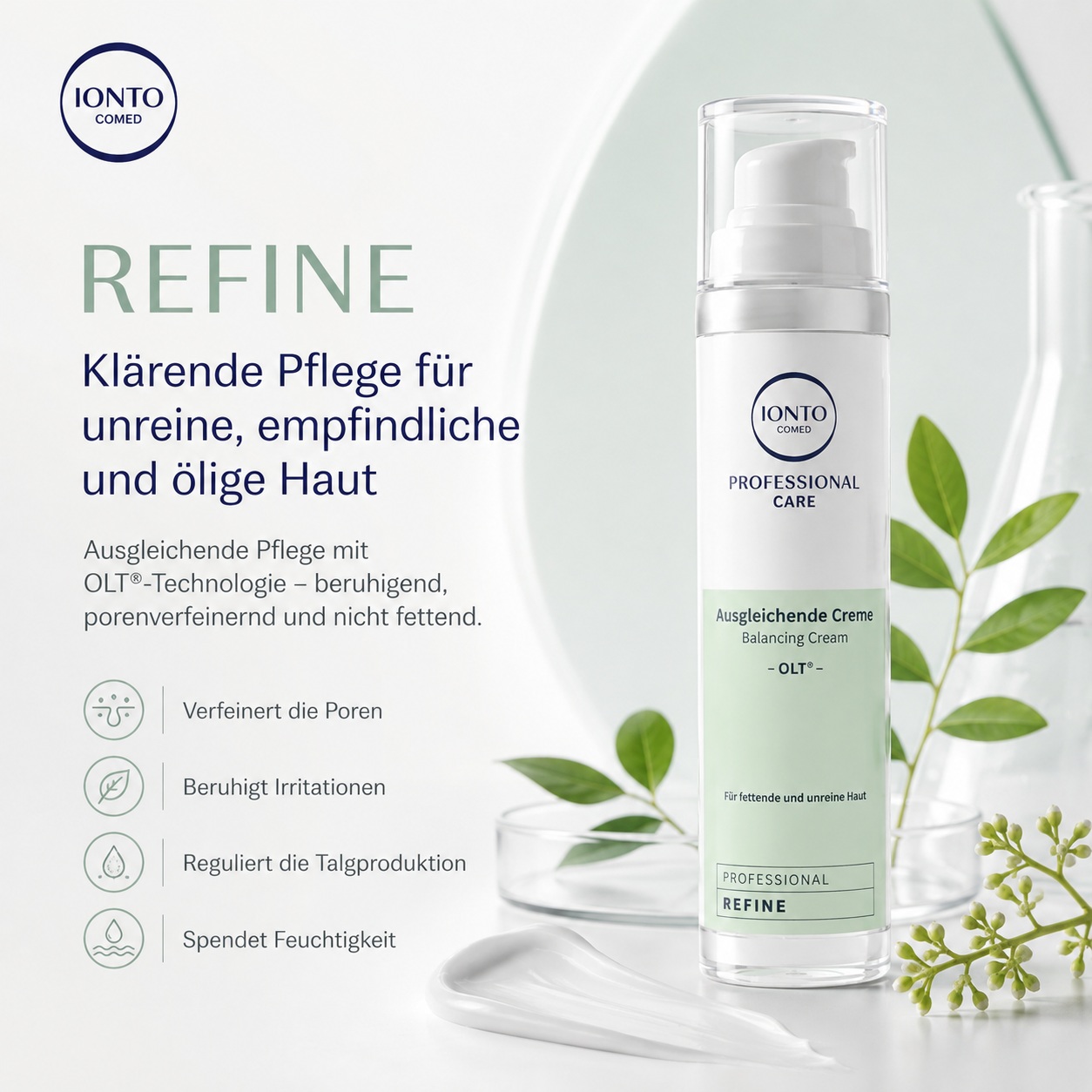 IONTO-COMED REFINE – Kl�rende Pflege f�r unreine und �lige Haut