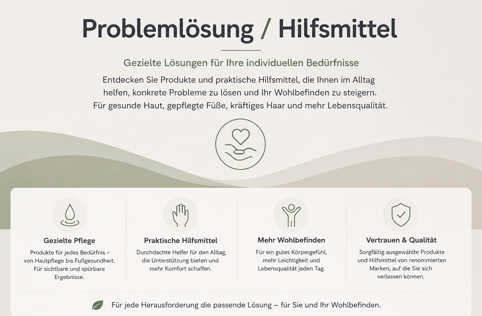 Probleml�sungen & Hilfsmittel f�r Pflege und Alltag