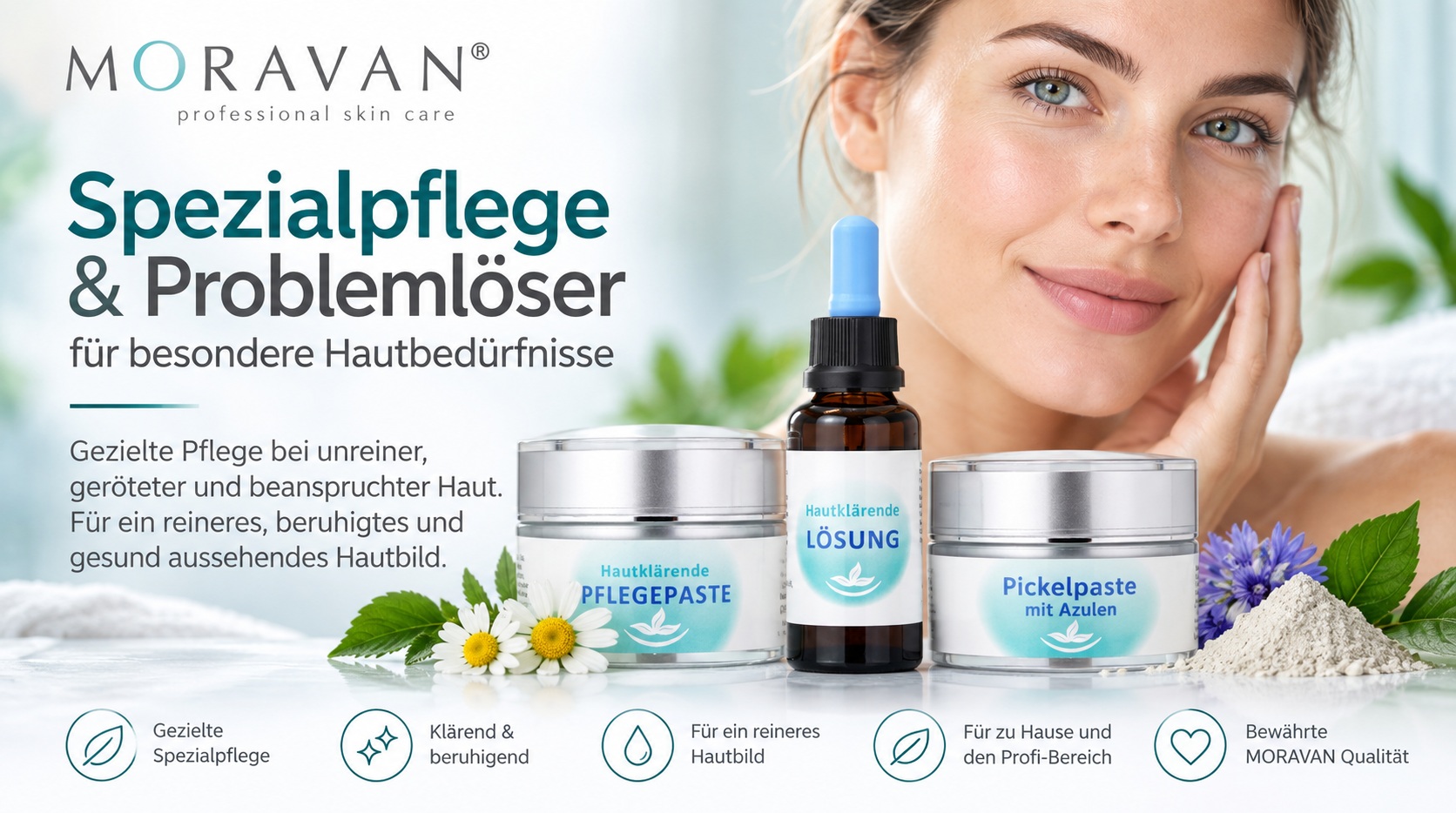 MORAVAN Spezialpflege – gezielte Pflege f�r besondere Hautbed�rfnisse