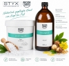 STYX Aroma Derm Peeling Set – Peelingsalz 1000 g + Massage�l Natur 1000 ml